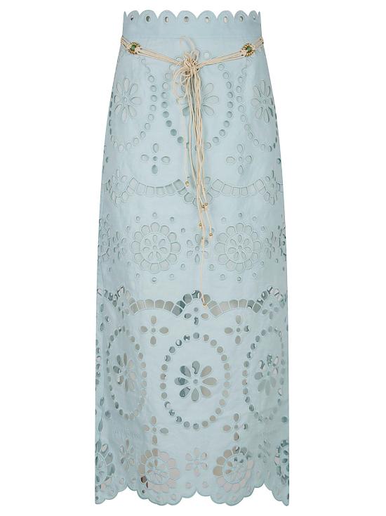 26SS 짐머만 롱 스커트 6179SRS261 MIT MINT BLUE