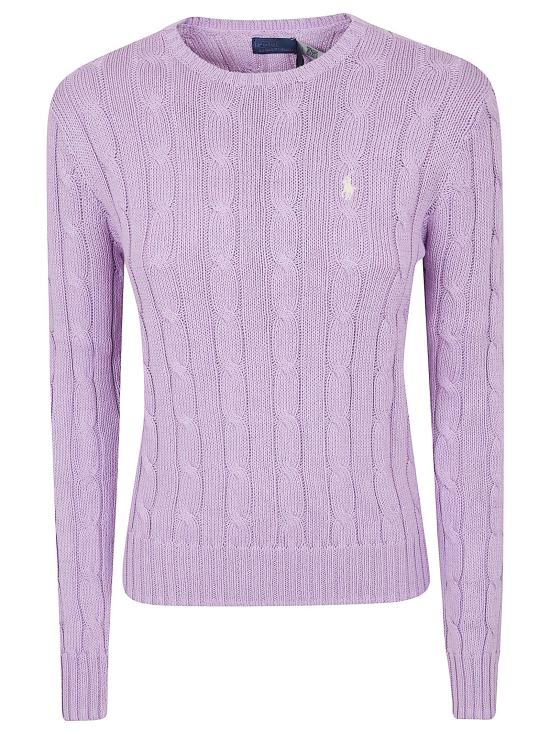 26SS 폴로 랄프로렌 스웨터 211971869 505 BRIGHT ASTER PINK PURPLE