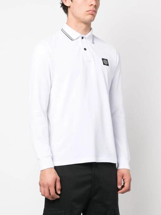 26SS 스톤 아일랜드 폴로 티셔츠 L1S152200012S0018V1001 WHITE DOM - STONE ISLAND