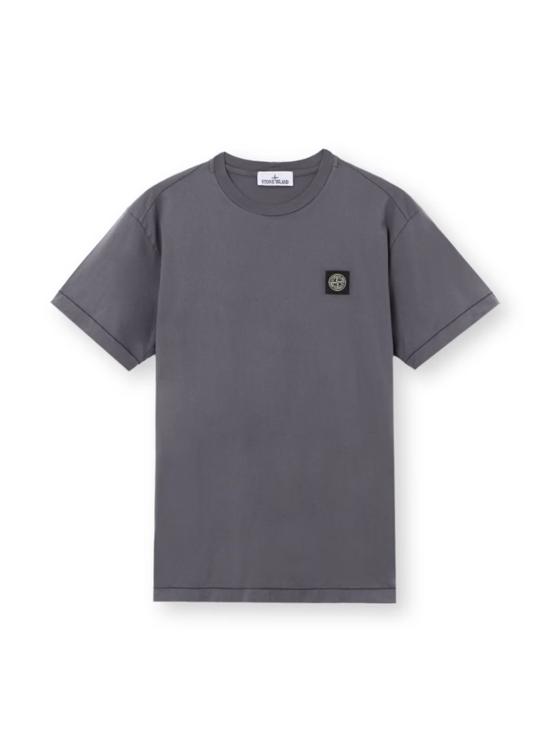 26SS 스톤 아일랜드 60/2 코튼 저지 슬림핏 티셔츠 L1S15 2100027 S0013 V002D BLUE GREY DOM