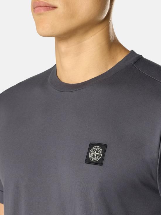 26SS 스톤 아일랜드 60/2 코튼 저지 슬림핏 티셔츠 L1S15 2100027 S0013 V002D BLUE GREY DOM - STONE ISLAND