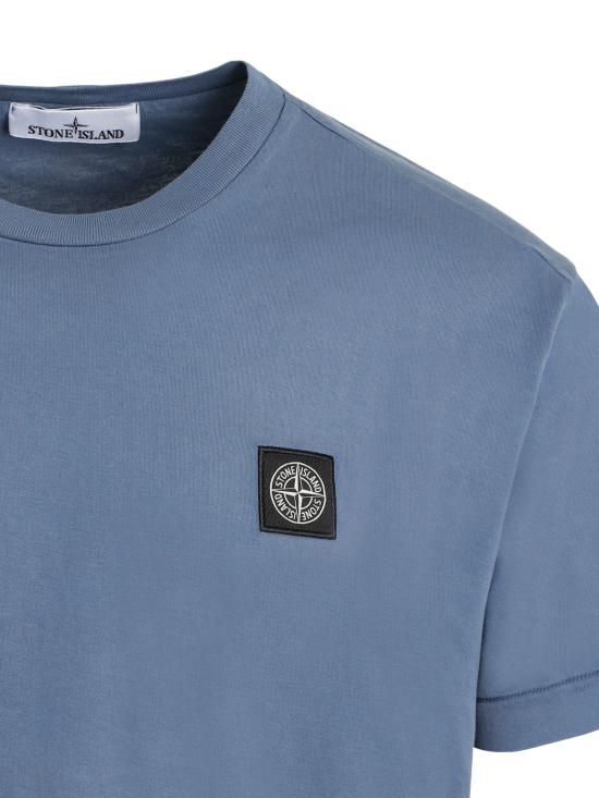 26SS 스톤 아일랜드 반팔 티셔츠 L1S152100027S0013V0024 AVIO BLUE DOM - STONE ISLAND
