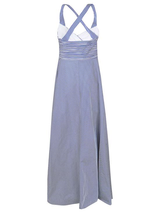 26SS 랄프 로렌 롱 원피스 253P08754 001 BLUE WHITE - RALPH LAUREN