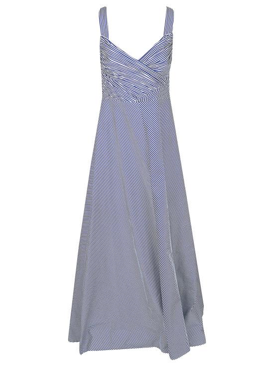 26SS 랄프 로렌 롱 원피스 253P08754 001 BLUE WHITE