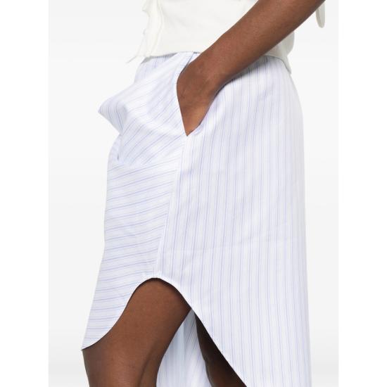 26SS JW앤더슨 미디 스커트 SK0206 PG1892 023 WHITE BLUE - JW ANDERSON