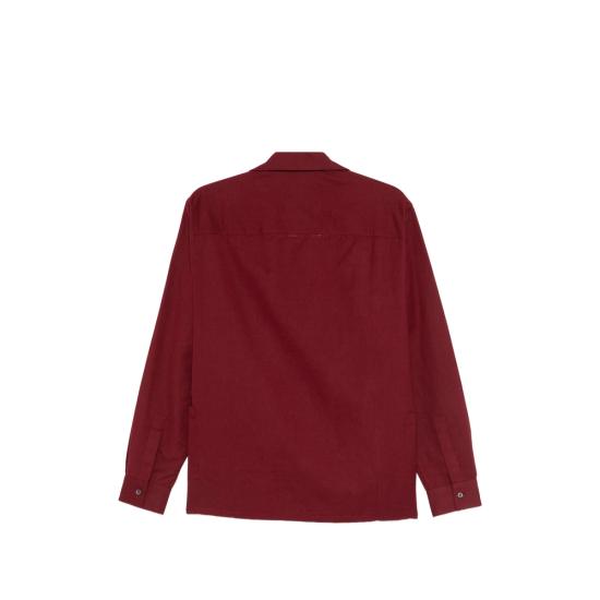 26SS 바지스트 긴팔 셔츠 SR11096 PALM GROOV BURGU RED - BAZISZT