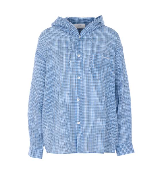26SS 던스트 셔츠 UDSH6A107B1 SOFT BLUE CHECK Blue
