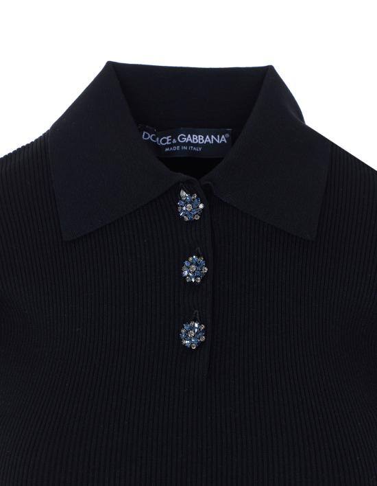 26SS 돌체앤가바나 폴로 티셔츠 FXZ41Z JFMHGN0000 Black - DOLCE & GABBANA