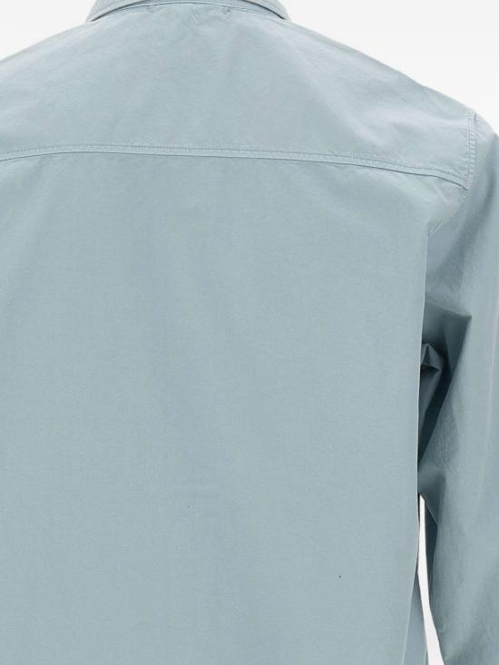 26SS 씨피 컴퍼니 오가닉 개버딘 지퍼 렌즈 오버셔츠 20CMOS705A 110143G809 Light Grey - C.P. COMPANY