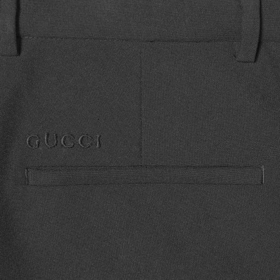 25FW 구찌 스트레이트 팬츠 850090Z7AYA1000 Black - GUCCI