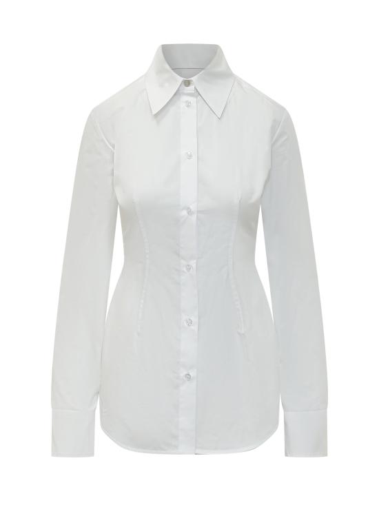 26SS 스포트막스 셔츠 2612191012600 001 BIANCO OTTICO