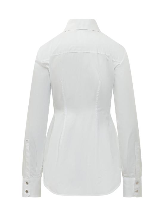 26SS 스포트막스 셔츠 2612191012600 001 BIANCO OTTICO - SPORTMAX