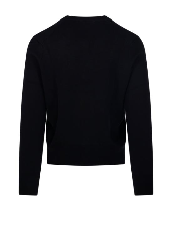 26SS 아미 ADC 울 V넥 가디건 HKC361 001 009 BLACK RED - AMI