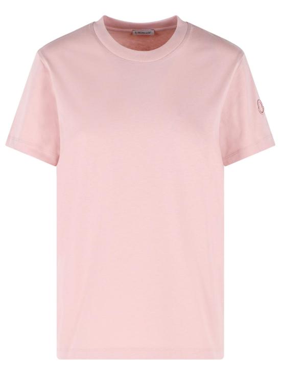 26SS 몽클레어 반팔 티셔츠 093 8C000 29 89AUO51E Pink