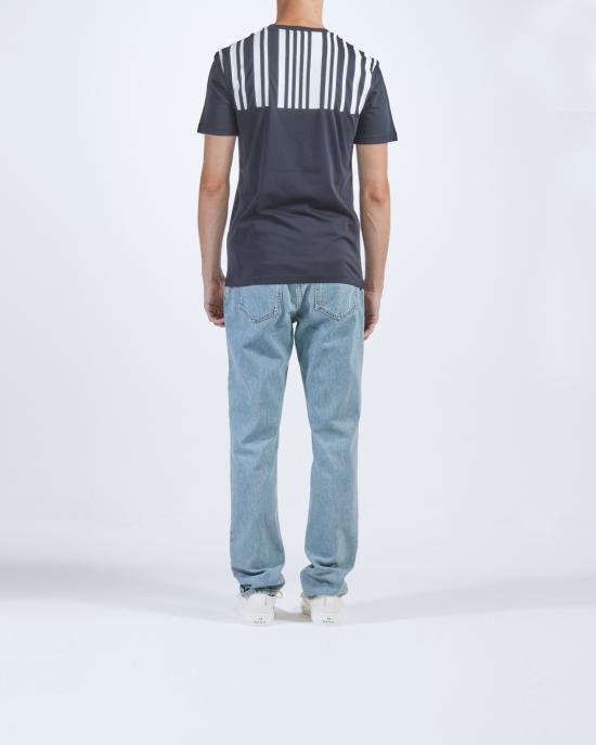 26SS 모스키노 반팔 티셔츠 0712 5241 1555 NERO BIANCO - MOSCHINO