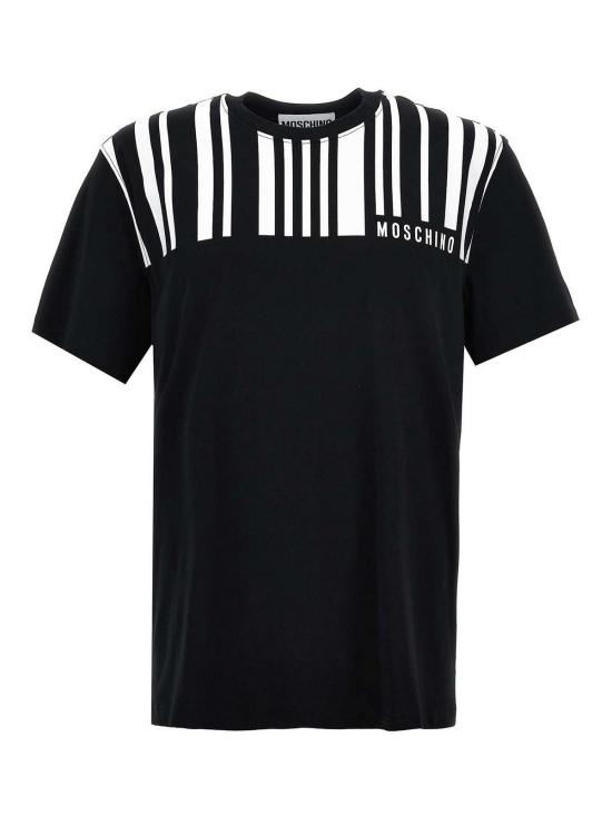 26FW 모스키노 반팔 티셔츠 0712 5241 1555 NERO BIANCO