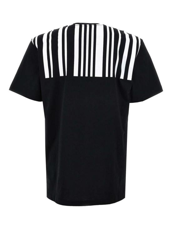 26FW 모스키노 반팔 티셔츠 0712 5241 1555 NERO BIANCO - MOSCHINO