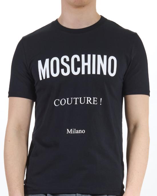 26SS 모스키노 반팔 티셔츠 0708 5239 1555 NERO - MOSCHINO