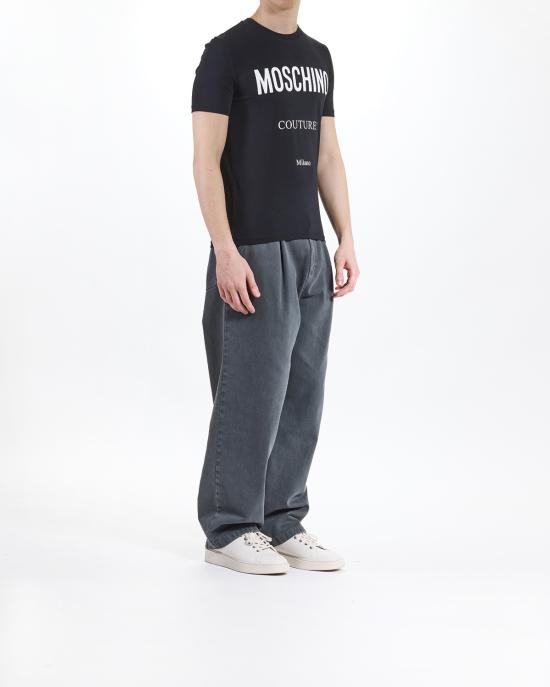 26SS 모스키노 반팔 티셔츠 0708 5239 1555 NERO - MOSCHINO