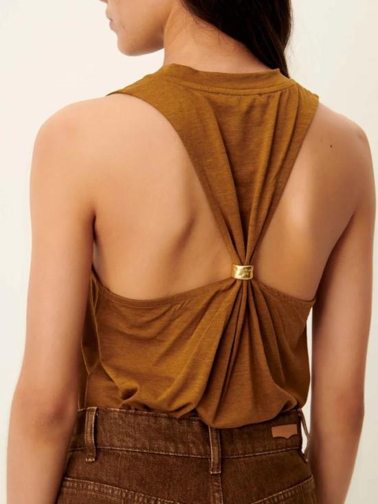 26SS 세선 민소매 티셔츠 DIVENBRONZE Brown - SESSUN