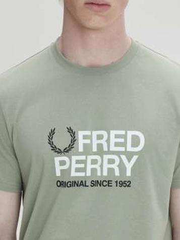 26SS 프레드페리 반팔 티셔츠 M2406 M37 Seagrass