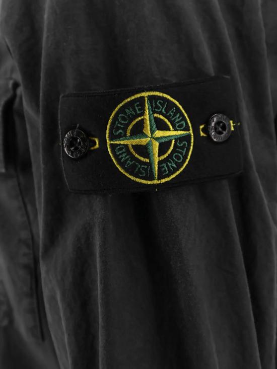 26SS 스톤 아일랜드 긴팔 셔츠 151200008 S00WNV0129 Black - STONE ISLAND