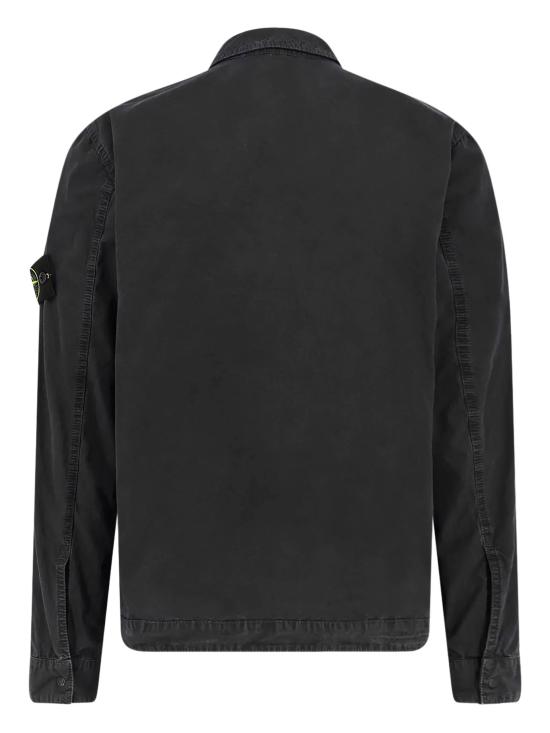26SS 스톤 아일랜드 긴팔 셔츠 151200008 S00WNV0129 Black - STONE ISLAND
