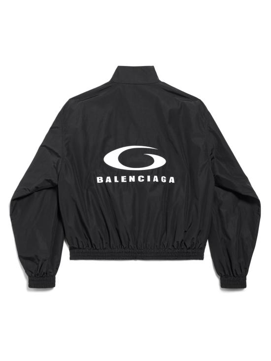 26SS 발렌시아가 루프 스포츠 트랙 수트 재킷 857683 TPQ381000 Black - BALENCIAGA