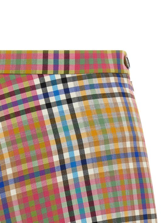 26SS 비비안웨스트우드 롱 스커트 1K01002RW01CDO215 Multicolor - VIVIENNE WESTWOOD