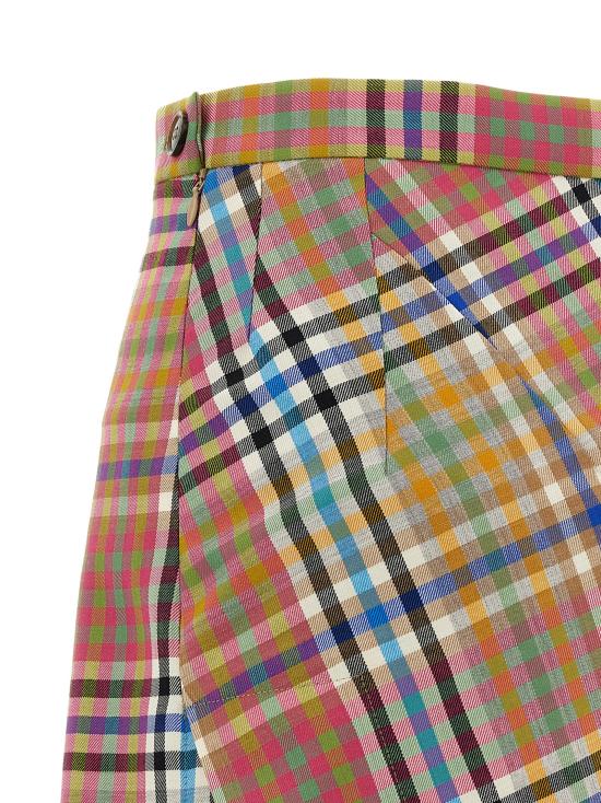 26SS 비비안웨스트우드 롱 스커트 1K01002RW01CDO215 Multicolor - VIVIENNE WESTWOOD