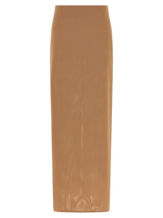 26SS 아르마리움 미디 스커트 ARMTMSK16NY04045SKIN Beige