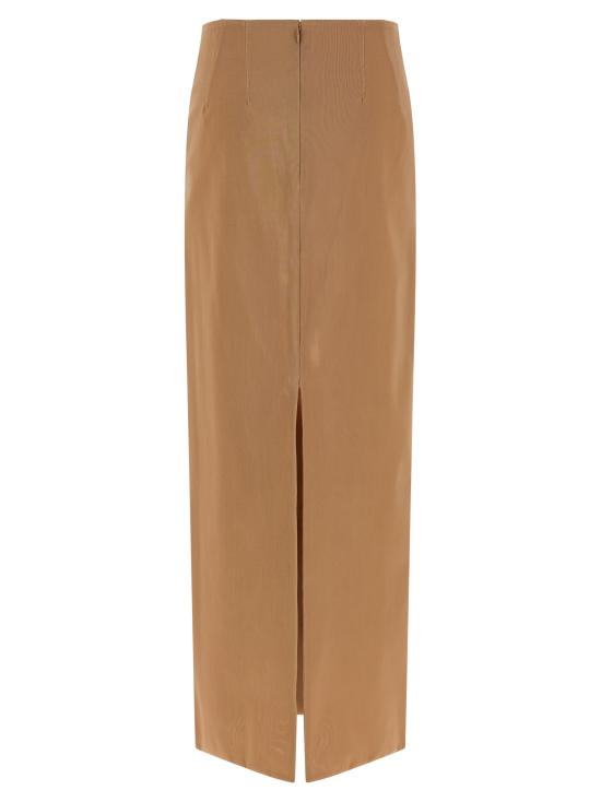 26SS 아르마리움 미디 스커트 ARMTMSK16NY04045SKIN Beige - ARMARIUM