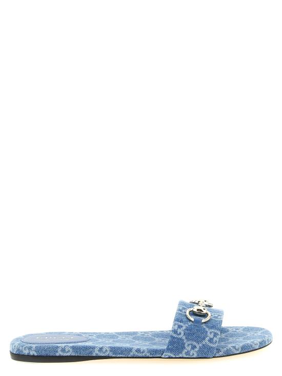 26SS 구찌 홀스빗 슬라이드 샌들 835828FAFGT4746 Light Blue