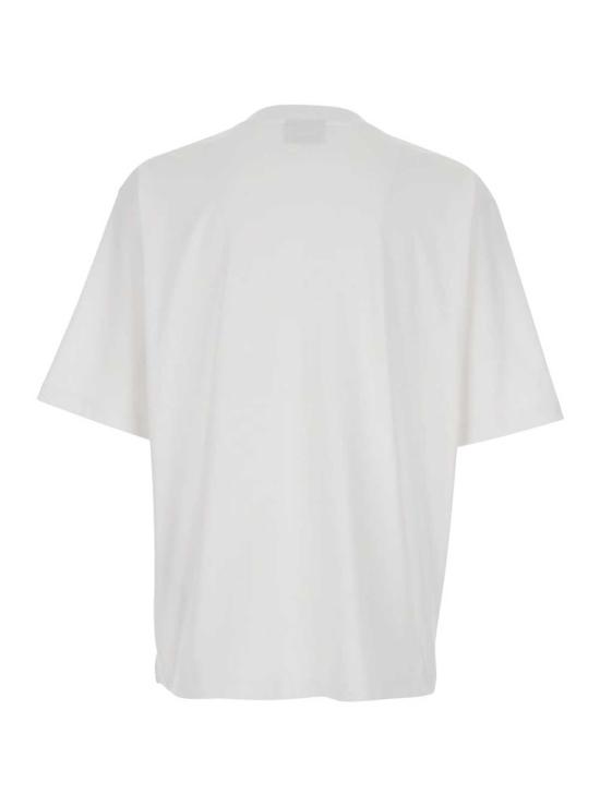  디스퀘어드2 반팔 티셔츠 Dsquared2 티셔츠, 앞면에 대형 로고가 있는 면 소재 - DSQUARED2