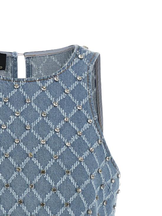 26SS 핑코 미디 원피스 106245 A32NPJE Light denim - PINKO