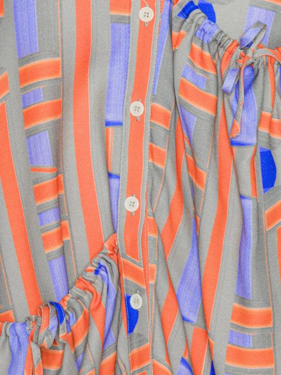  헨릭 빕스코브 셔츠 Henrik Vibskov 스트링 셔츠 페인티드 스트라이프 - HENRIK VIBSKOV