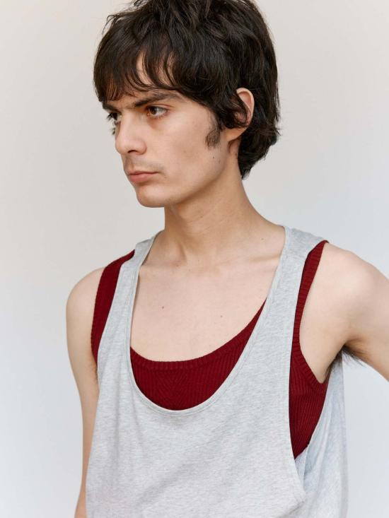  드리스 반 노튼 민소매 티셔츠 드리스 반 노텐 훌로 탑 - DRIES VAN NOTEN