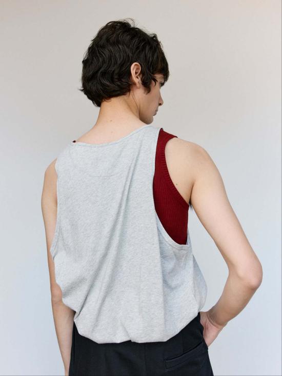  드리스 반 노튼 민소매 티셔츠 드리스 반 노텐 훌로 탑 - DRIES VAN NOTEN