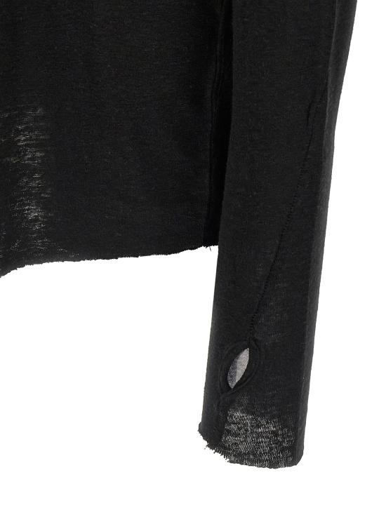 26SS 톰크롬 긴팔 티셔츠 MTS93211 Black - THOM KROM