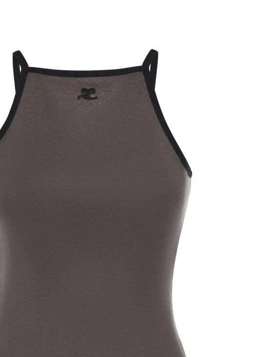 26SS 쿠레쥬 민소매 티셔츠 126JDE149JS0203 B214 Grey - COURREGES