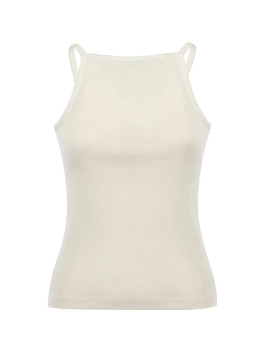 26SS 쿠레쥬 민소매 티셔츠 126JDE149JS0203 B215 Cream