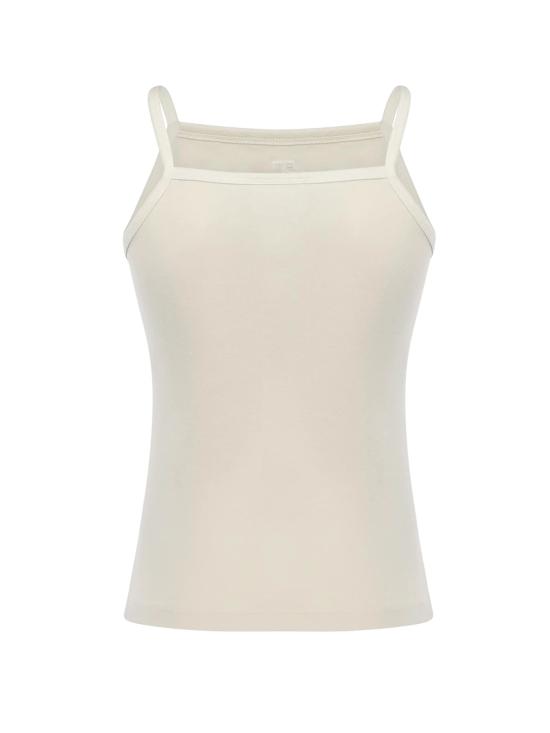 26SS 쿠레쥬 민소매 티셔츠 126JDE149JS0203 B215 Cream - COURREGES