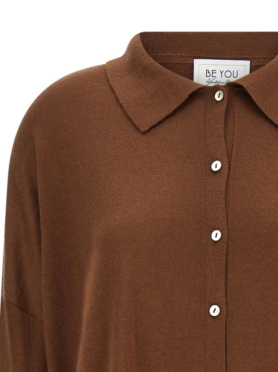 26SS 비유 가디건 CDLADY17B6421 Brown - BE YOU