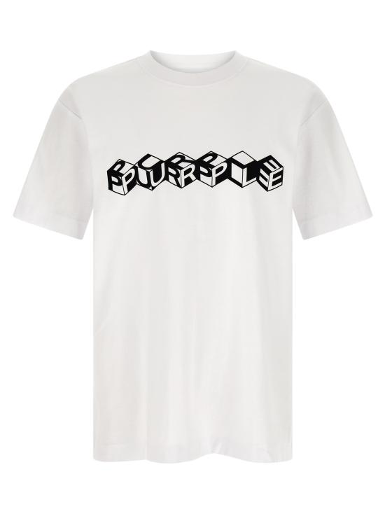 26SS 퍼플 브랜드 반팔 티셔츠 P104TWFT226WHITE White Black