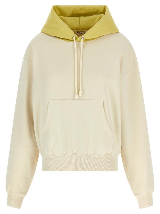 26SS 오라리 후드 티셔츠 A26SP05TUSMOKYWHITELIGHTYELLOW Beige