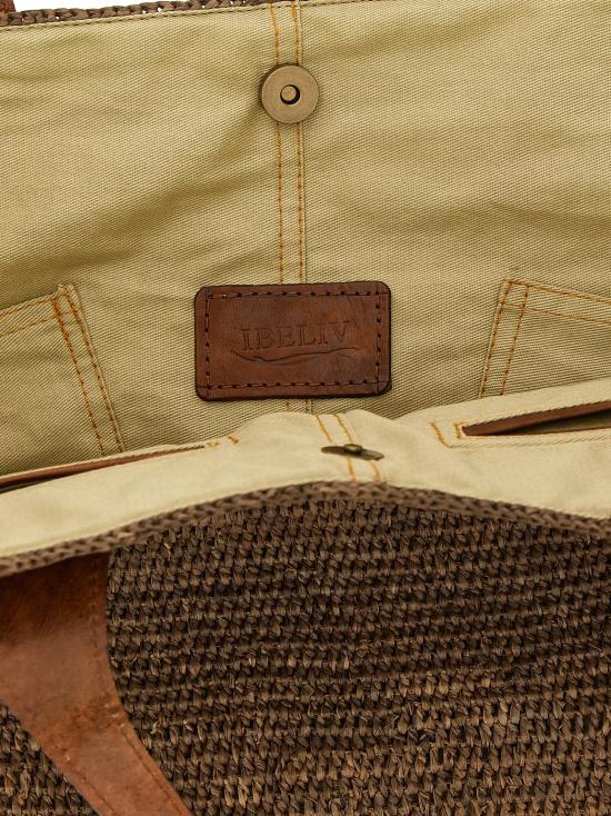 26SS 이벨리브 토트백 TOKYOIIDARKTEA Brown - IBELIV