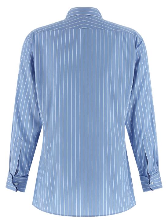 26SS 오라리 블라우스 A26SS03CSSAXBLUESTRIPE Light Blue - AURALEE