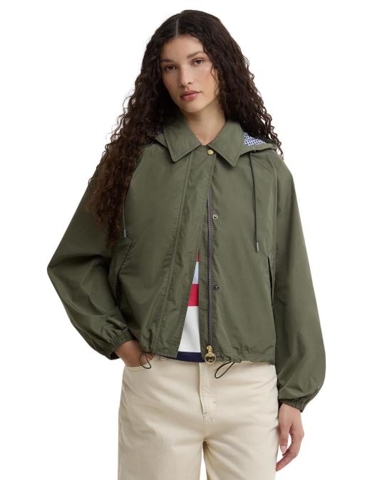 26SS 바버 자켓 LSP0329 LSP GN33 DUSKY KHAKI NAVY WHITE GINGHAM - BARBOUR