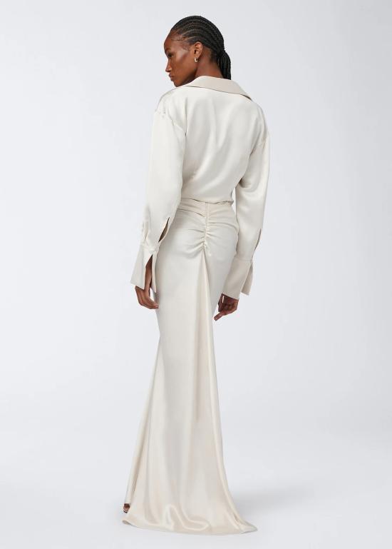 26SS 안다마네 숏 스커트 T190347A TNP229 111 Milk - ANDAMANE