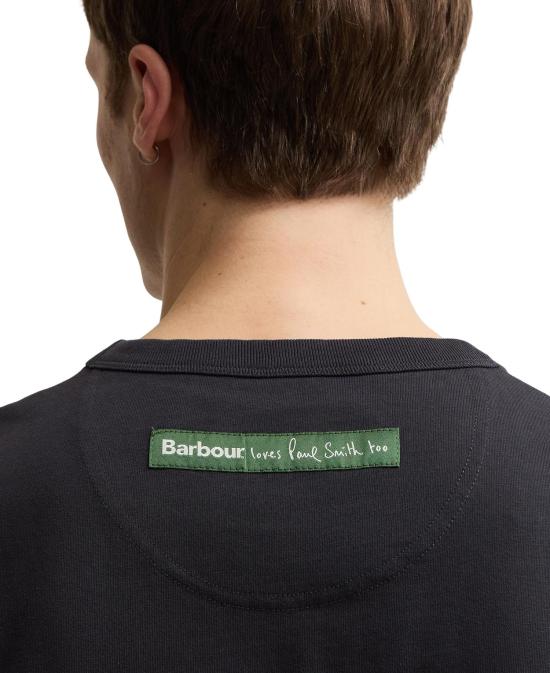 26SS 바버 반팔 티셔츠 MTS1616 MTS NY74 DARK NAVY - BARBOUR